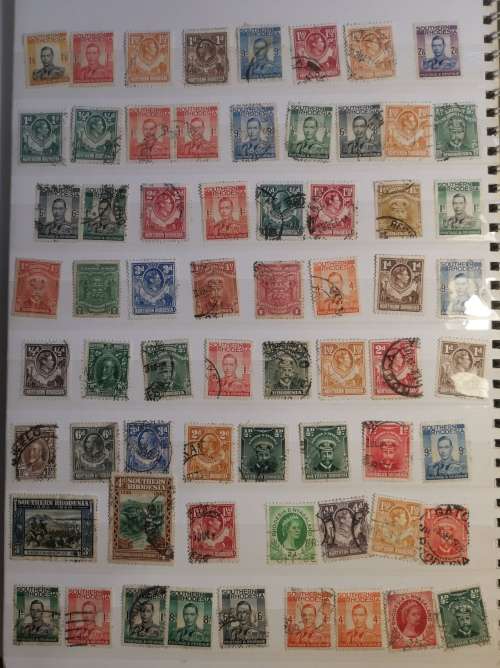 Great Rhodesia Assortment in Big 12 Binder. Values unchecked by me.