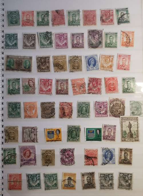 Great Rhodesia Assortment in Big 12 Binder. Values unchecked by me.