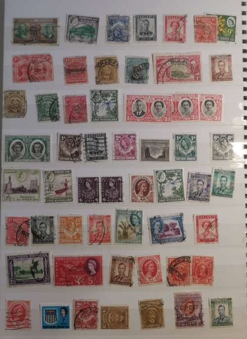 Great Rhodesia Assortment in Big 12 Binder. Values unchecked by me.