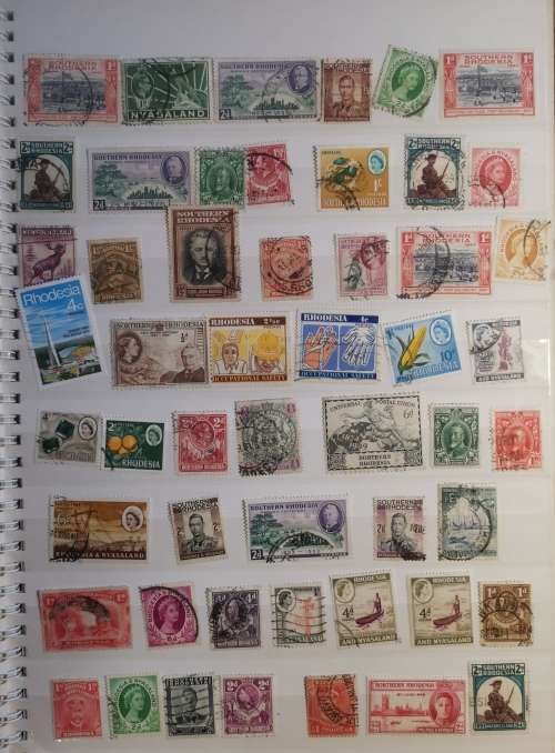 Great Rhodesia Assortment in Big 12 Binder. Values unchecked by me.