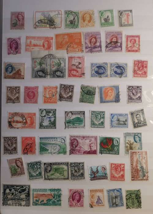 Great Rhodesia Assortment in Big 12 Binder. Values unchecked by me.