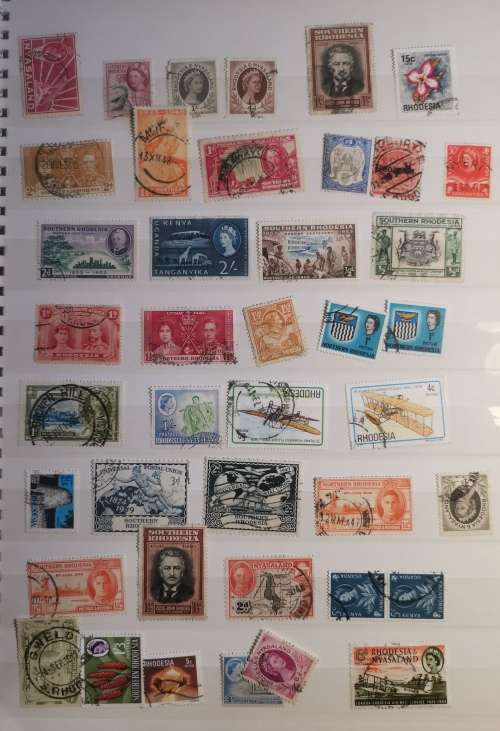 Great Rhodesia Assortment in Big 12 Binder. Values unchecked by me.