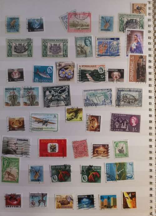 Great Rhodesia Assortment in Big 12 Binder. Values unchecked by me.