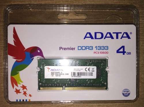 Adata DDR3 4GB 1333 Laptop RAM
