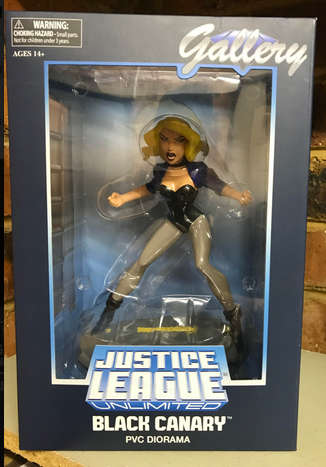 DC Gallery JLA Unlimited Black Canary PVC Figure (Unopened)