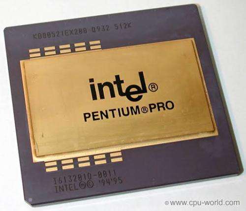 Intel pentium Pro and motherboard