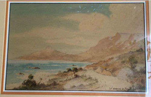 Lovely Gabriel De Jongh Water Colour Seascape ~ 325 x 210