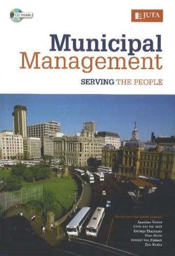 Municipal Management  Serving the People - Edited by Gerrit van der Waldt - Highlighting