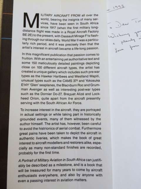 A Portrait of Military Aviation in South Africa by Ron Belling