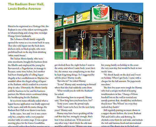 The Road Through the Grove: Friendship and adventure along Louis Botha Avenue, Johannesburg| Burgess