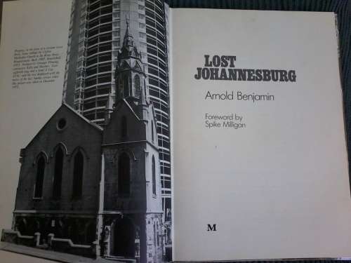 Lost Johannesburg by Arnold Benjamin | First Edition 1979