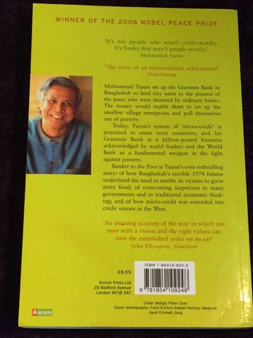 Banker to the Poor: The Story of the Grameen Bank by  Muhammad Yunus