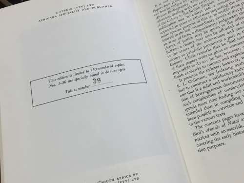The Natal Papers. A Reprint Of All Notices And Public Documents Connected With That Territory