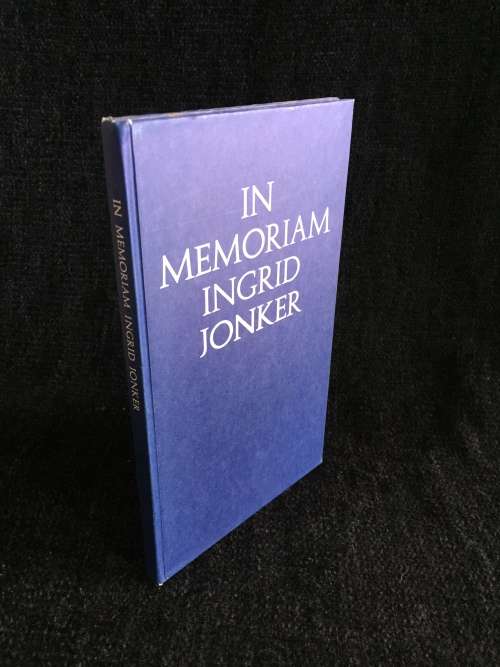 In Memoriam Ingrid Jonker edited by Jan Rabie | First Edition 1966