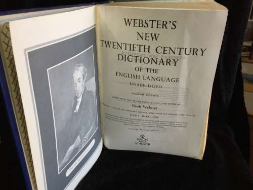 Websters New Twentieth Century Dictionary Unabridged 2nd Edition
