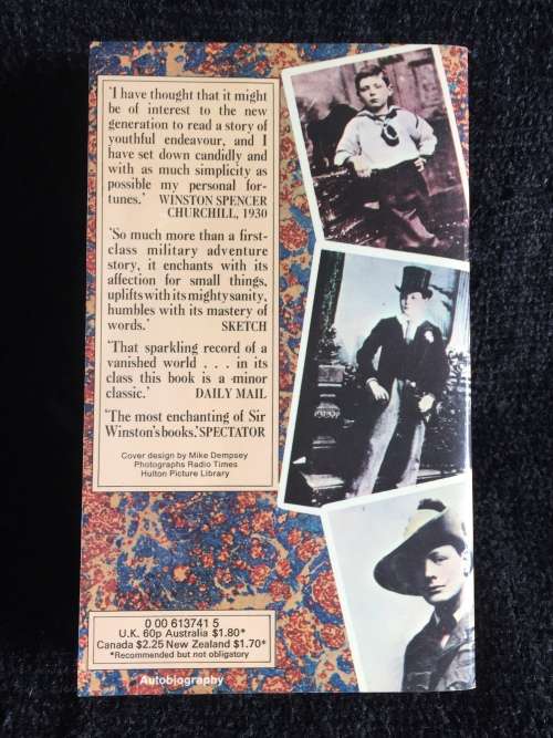 My Early Life. A Roving Commission by Churchill 1974