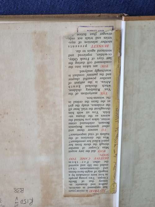 Destiny Comes Too Soon by Benjamin Bennett