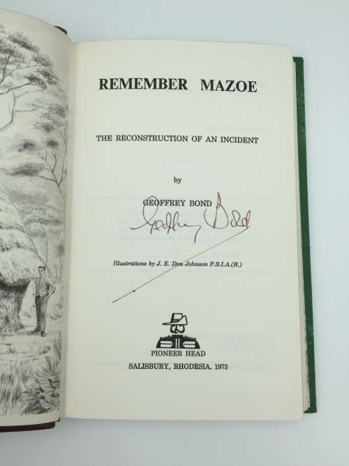 Remember Mazoe by Geoffrey Bond | Signed De Luxe Collectors Edition No 5