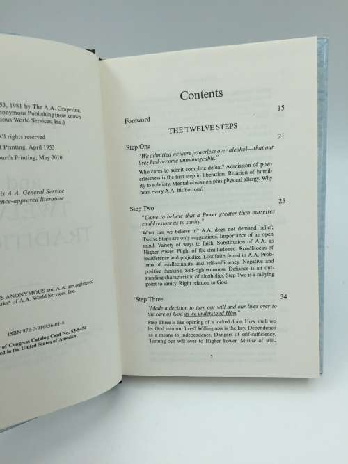 Twelve Steps and Twelve Traditions- Alcoholics Anonymous World Services