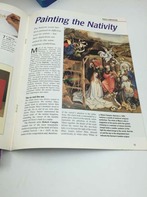 DeAgostini Step-By-Step Art Course Magazines 1 to 35 plus Christmas Special