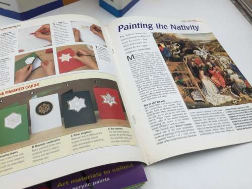 DeAgostini Step-By-Step Art Course Magazines 1 to 35 plus Christmas Special