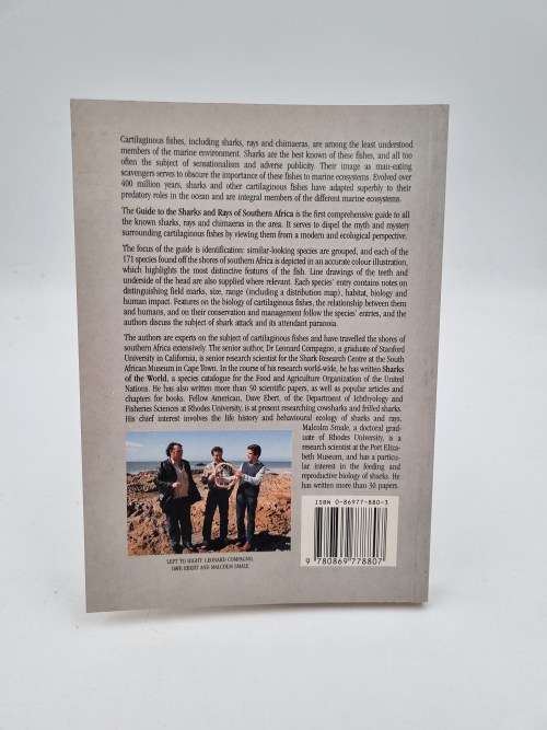 LJV Compagno Guide to Sharks and Rays of Southern Africa | Over 175 Illustrations