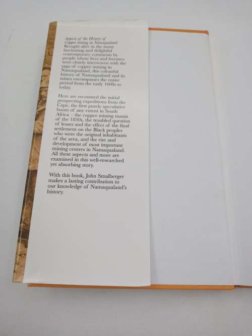 A History of Copper Mining in Namaqualand by John M Smalberger