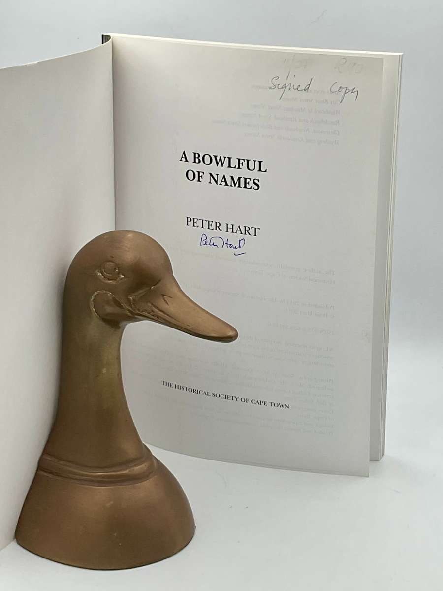 A Bowlful of Names - Peter Hart | Signed by the Author