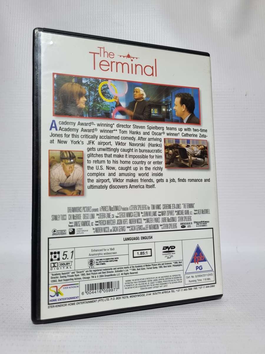 The Terminal DVD - Tom Hanks & Catherine Zeta-Jones
