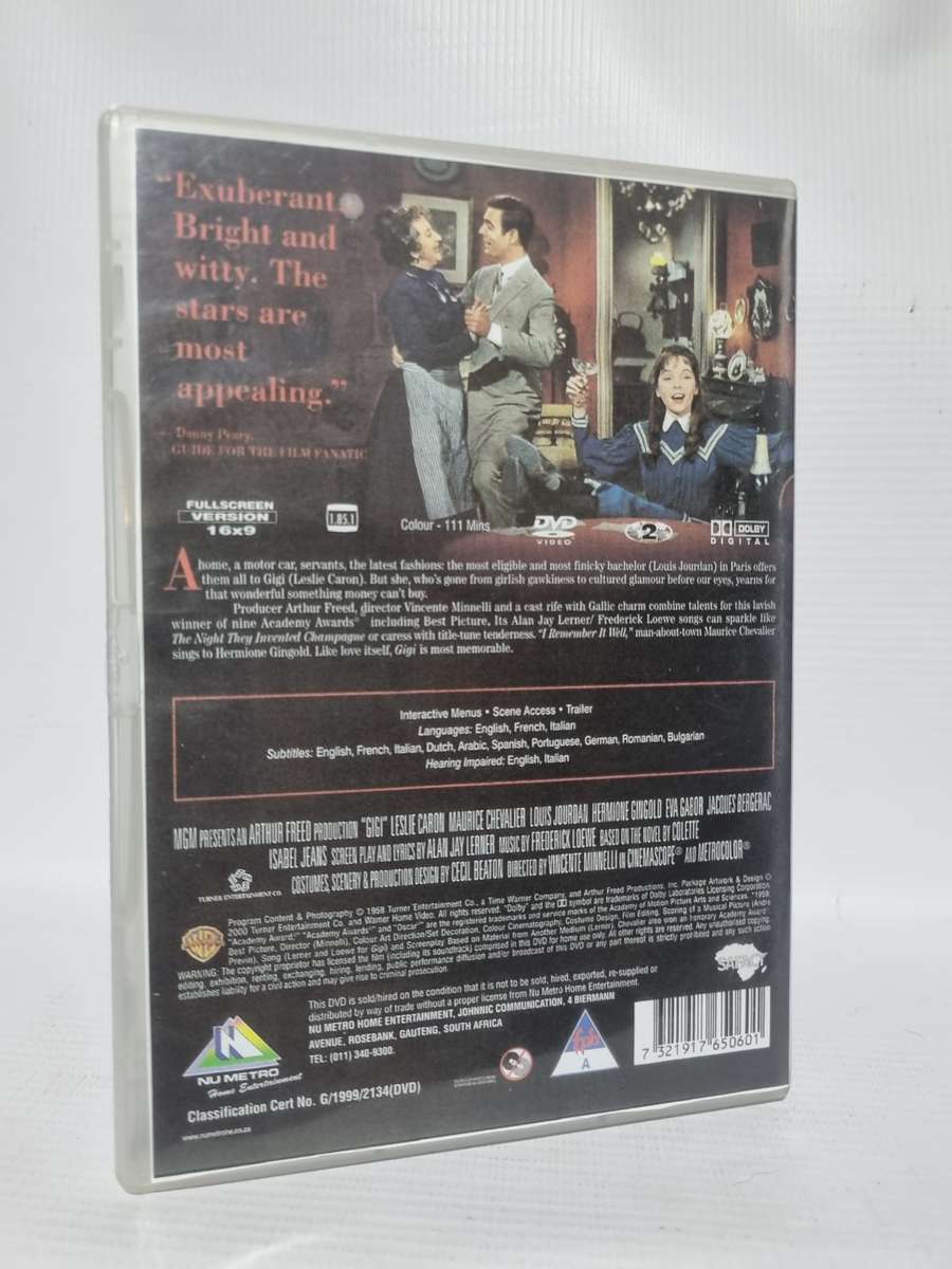 GIGI DVD - Leslie Caron & Maurice Chevalier