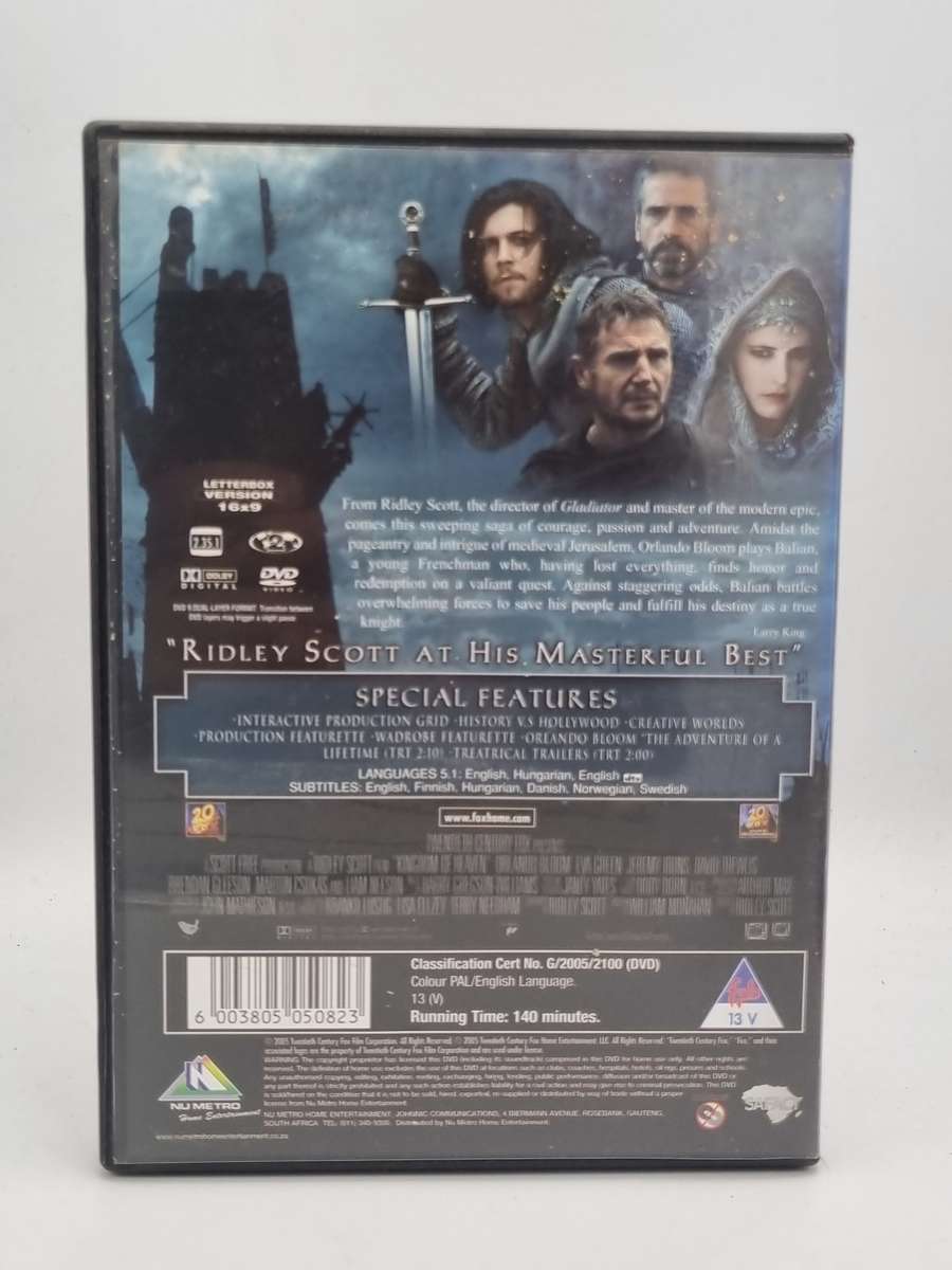 Kingdom of Heaven DVD - Orlando Bloom