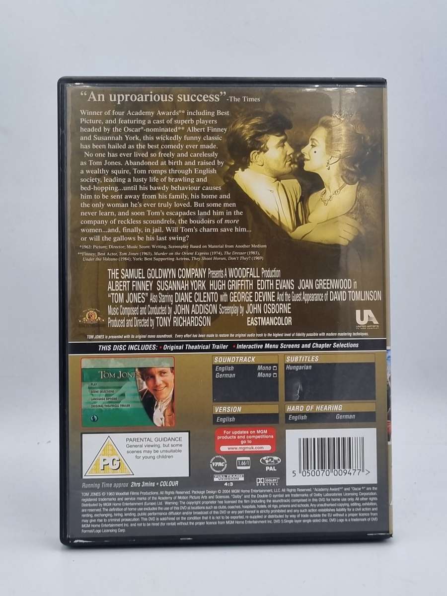 Tom Jones DVD - Albert Finney & Susannah York