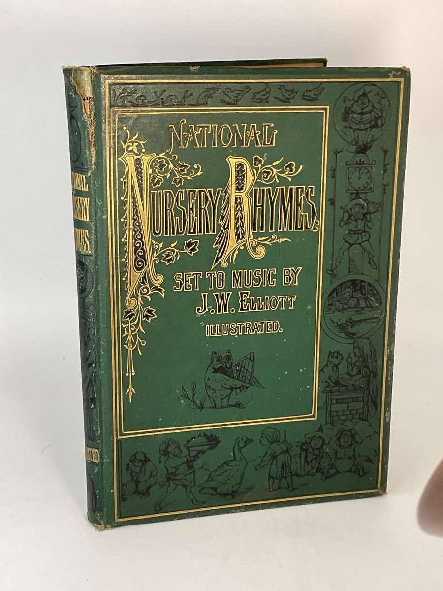 National Nursery Rhymes and Nursery Songs by J.W. Elliott c1890 | Etchings by Dalziel Brothers