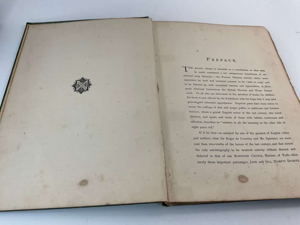 National Nursery Rhymes and Nursery Songs by J.W. Elliott c1890 | Etchings by Dalziel Brothers