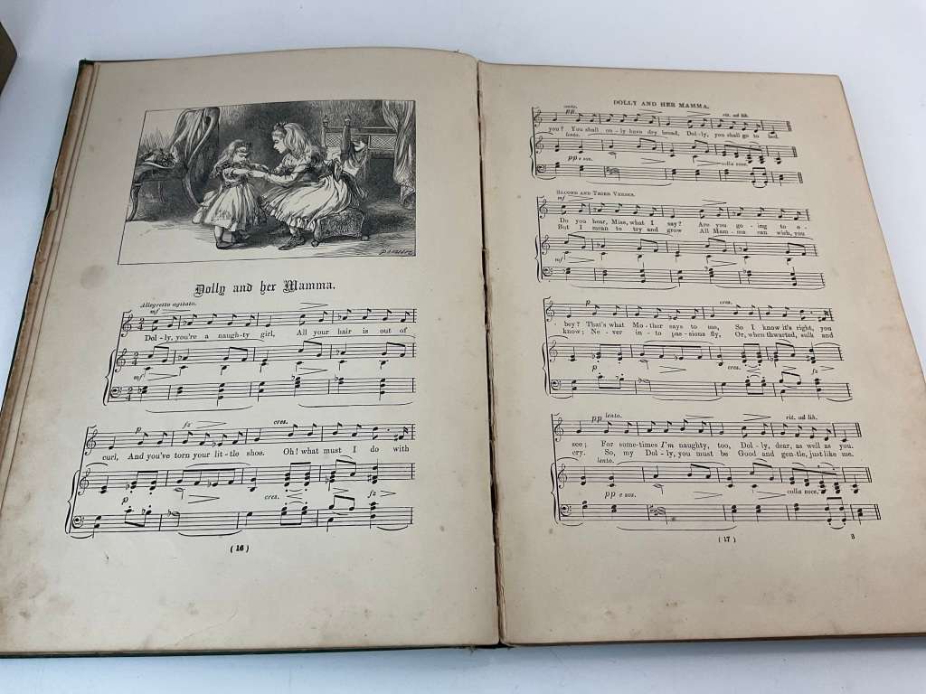 National Nursery Rhymes and Nursery Songs by J.W. Elliott c1890 | Etchings by Dalziel Brothers