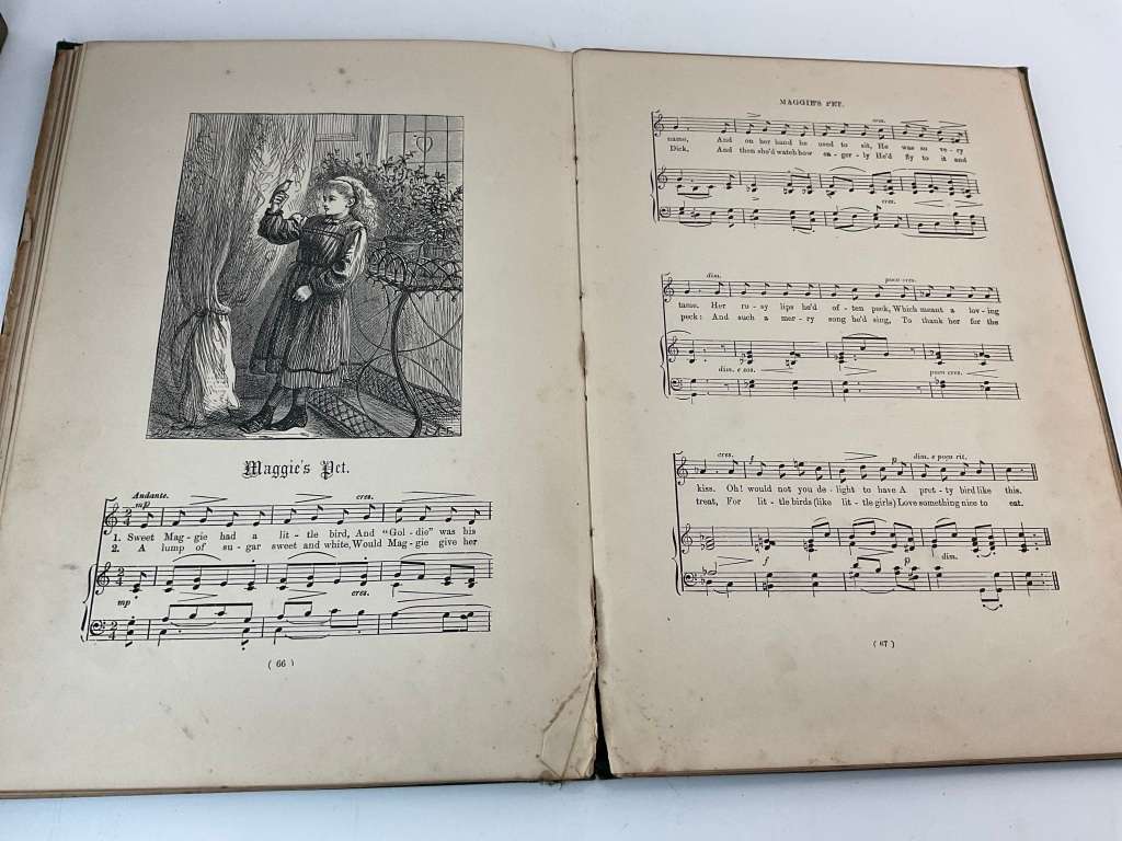 National Nursery Rhymes and Nursery Songs by J.W. Elliott c1890 | Etchings by Dalziel Brothers