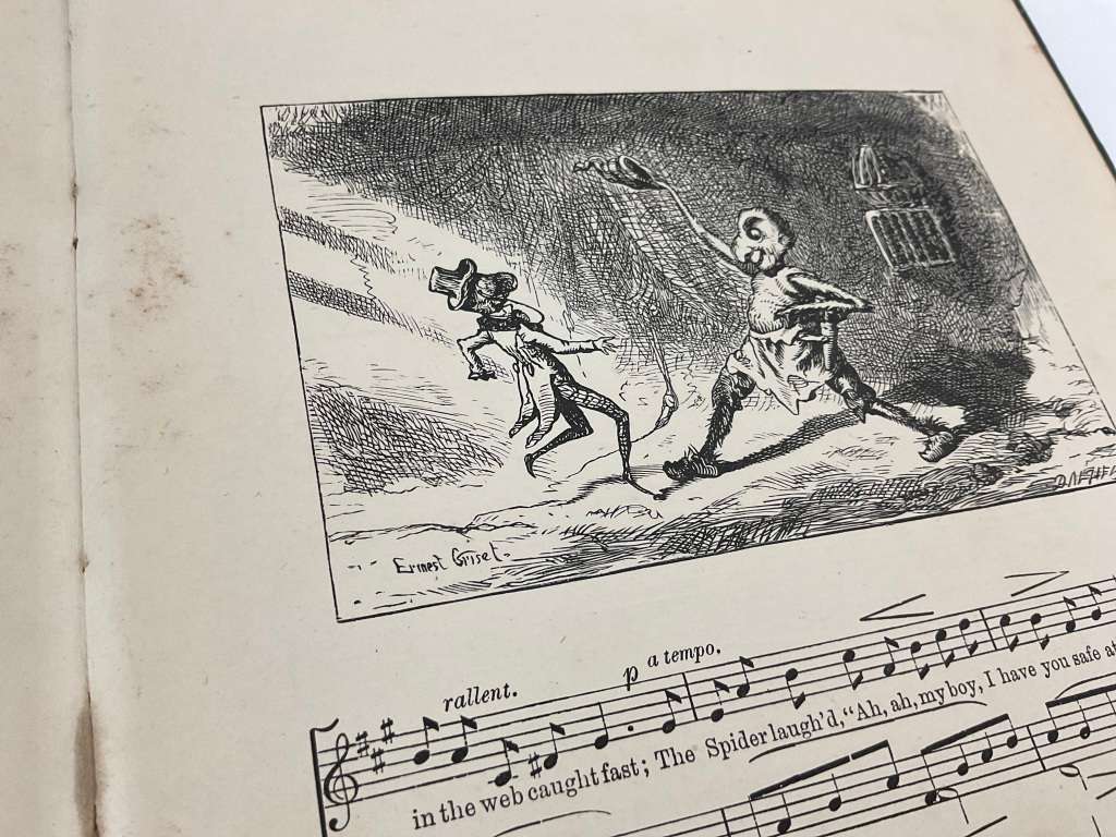 National Nursery Rhymes and Nursery Songs by J.W. Elliott c1890 | Etchings by Dalziel Brothers