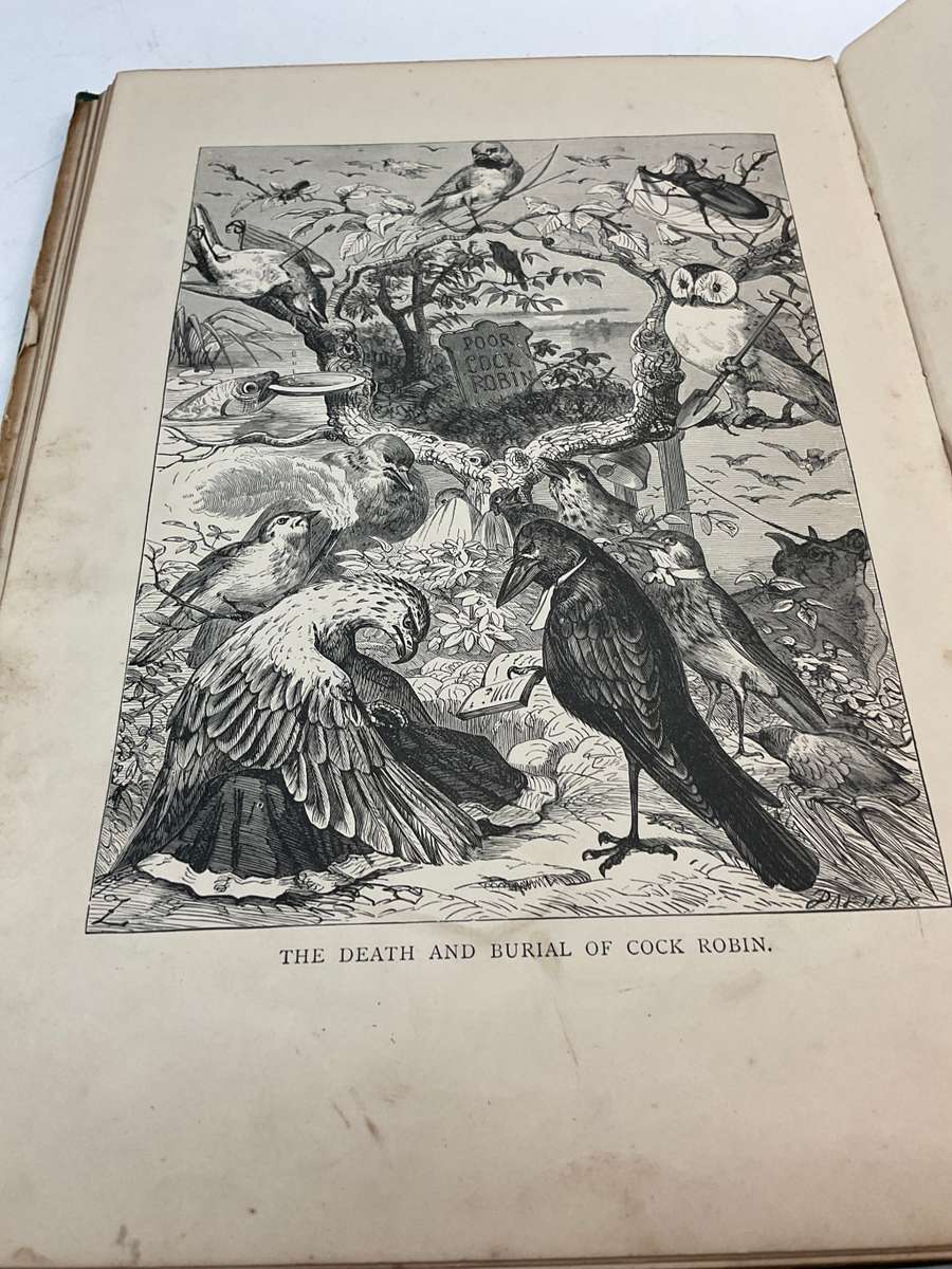 National Nursery Rhymes and Nursery Songs by J.W. Elliott c1890 | Etchings by Dalziel Brothers