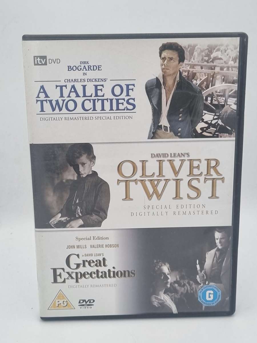 A Tale of Two Cities, Oliver Twist & Great Expectations DVDs