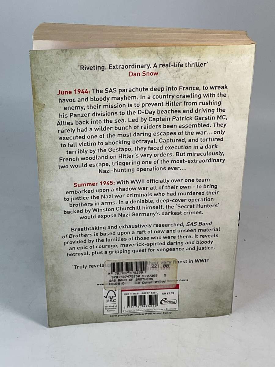 Damien Lewis ~ SAS Band of Brothers | The Last Stand of the SAS and their hunt for Nazi killers