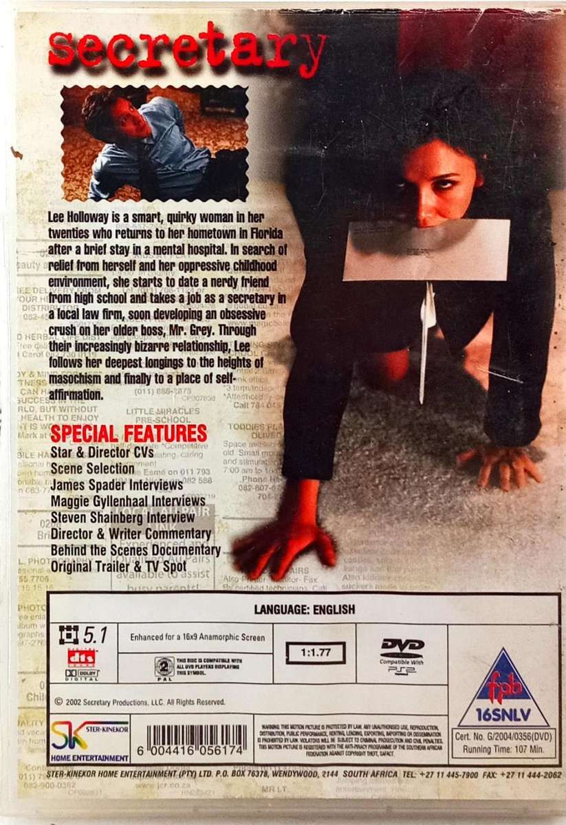 Secretary DVD