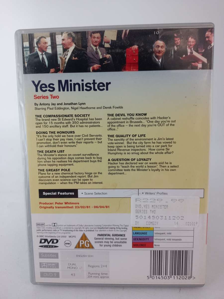 Yes Minister - Series Two DVD