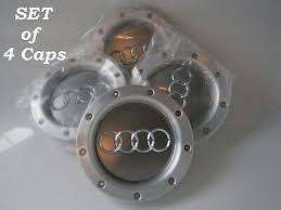 Audi center caps for TT, RS and A6