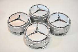 Mercedes raised center caps - 75mm