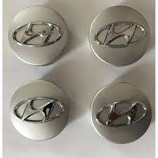 Hyundai center caps - 60mm