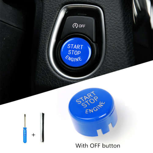 BMW Start/Stop button in red
