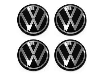 VW center caps - New Font Style 65mm **NOT FOR POLO MODELS**