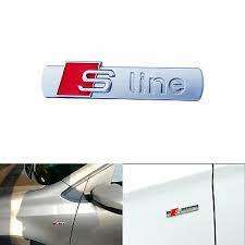 Audi S Line fender badges
