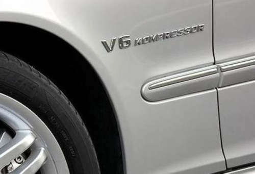 Mercedes Kompressor fender badges