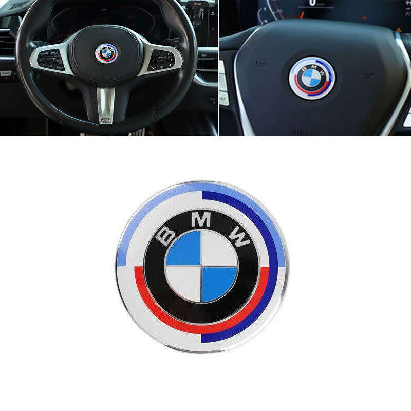 BMW 50th Annivesary 7 piece emblem set